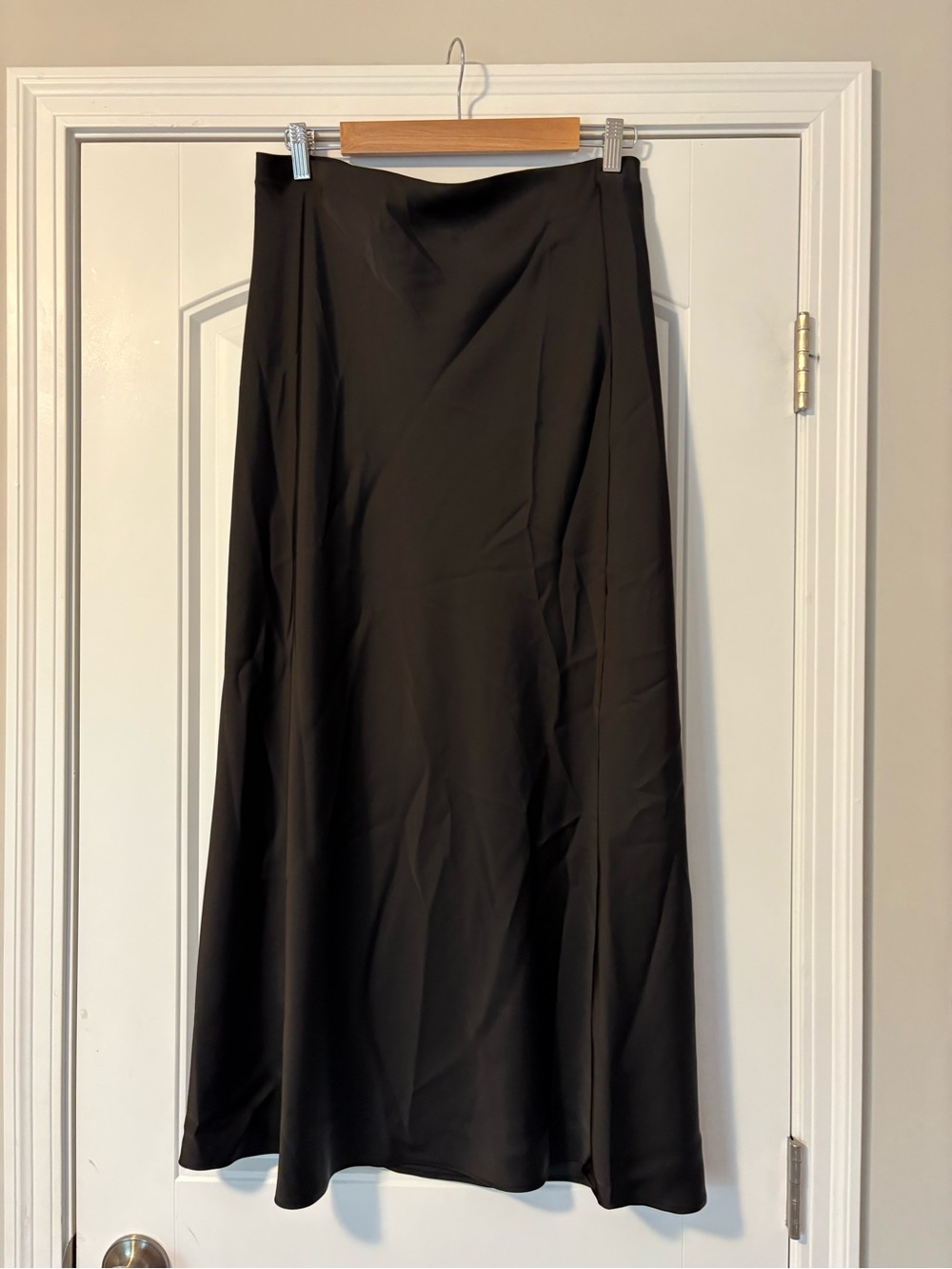 Zara silk maxi skirt